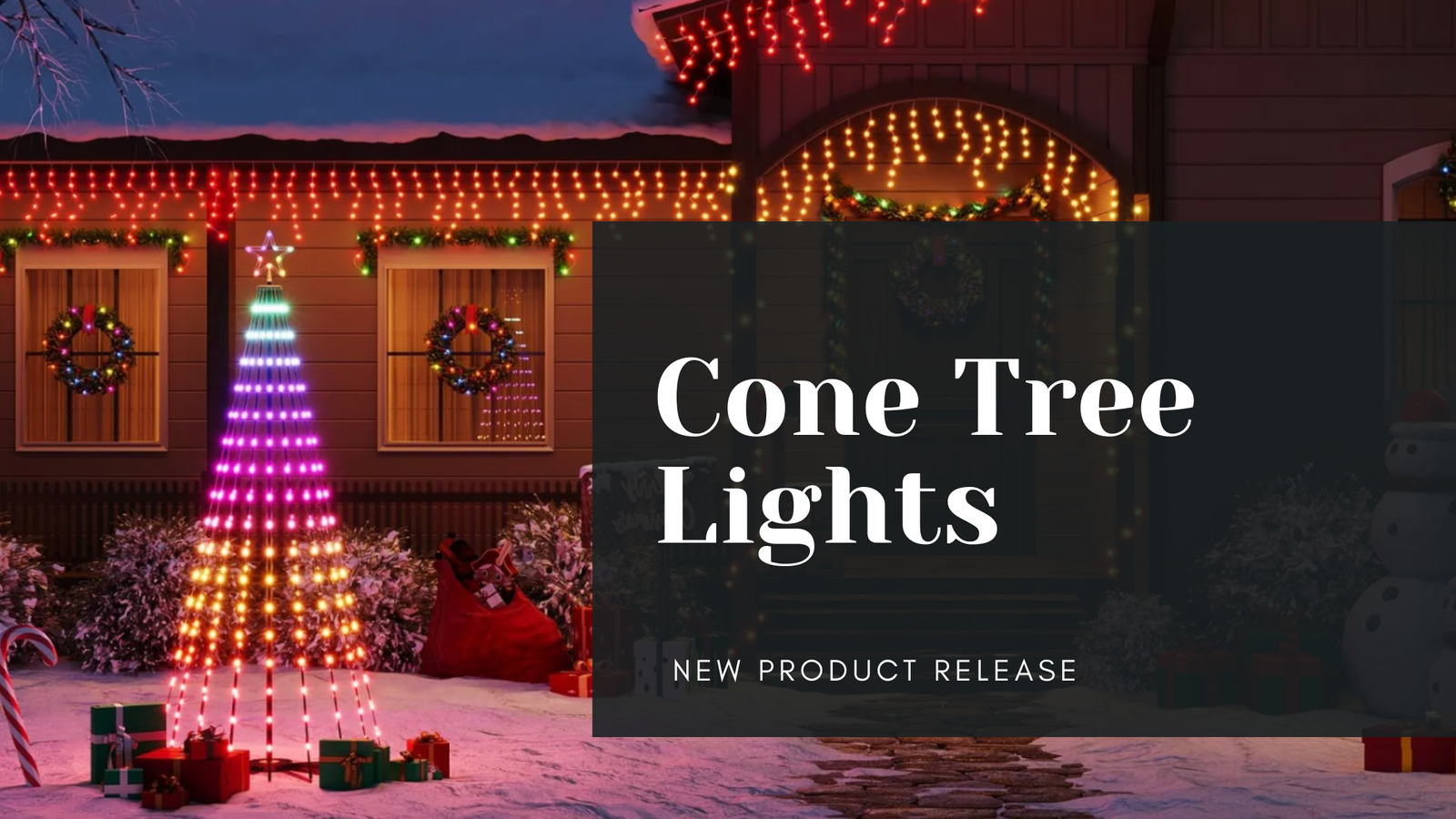 Fully Customizable Outdoor Cone Tree Now Available